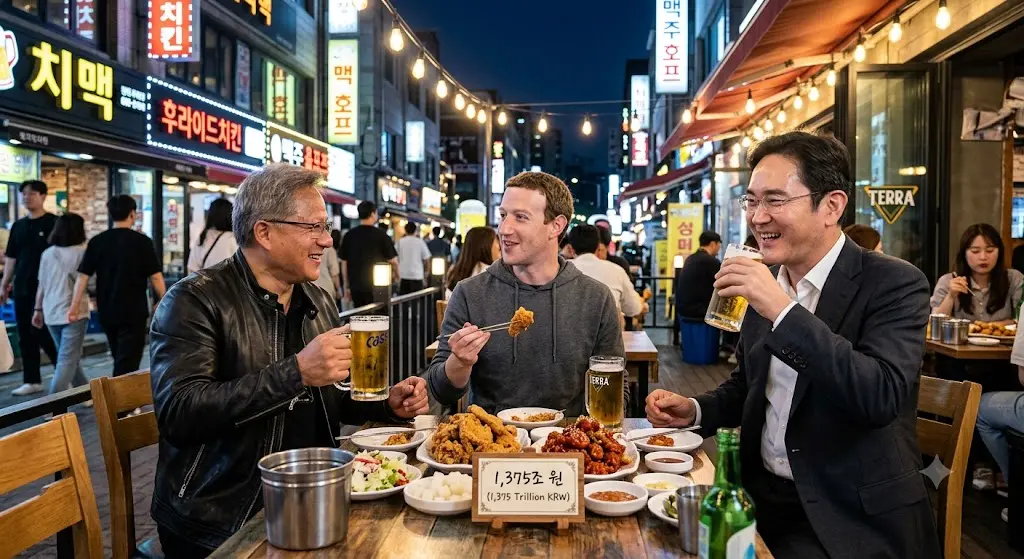2026 깐부회동 젠슨황 저커버그 이재용 1375조원 AI 빅딜